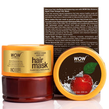 Load image into Gallery viewer, WOW Skin Science Apple Cider Vinegar Hair Mask with Apple Cider Vinegar & Sweet Almond Oil - 200 ml