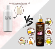 Load image into Gallery viewer, WOW Skin Science Onion Black Seed Hair Oil - Controls Hair Fall - No Mineral Oil, Silicones & Synthetic Fragrance - 200 ml