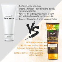 Load image into Gallery viewer, WOW Skin Science Brightening Vitamin C Face Wash - No Parabens, Sulphate, Silicones & Color - 100 ml