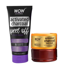 Load image into Gallery viewer, WOW Skin Science Activated Charcoal Face Mask with PM 2.5 Anti-Pollution Shield No Parabens & Mineral Oil Wash Off Face Mask - 200 ml