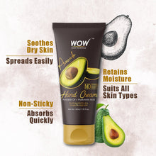 Load image into Gallery viewer, WOW Skin Science Avocado Gentle Hand Cream With Avocado Oil + Hyaluronic Acid - No Parabens, Silicones, Mineral Oil, Color & Pg - 40 ml