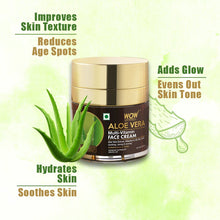 Load image into Gallery viewer, WOW Skin Science Aloe Vera Multi-Vitamin Face Cream - Light Quick Absorbing - For Normal to Oily Skin - No Parabens, Silicones, Color, Mineral Oil & Synthetic Fragrance - 50 ml