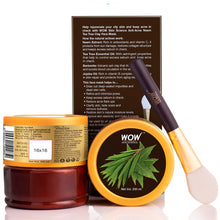 Load image into Gallery viewer, WOW Skin Science Anti-Acne Neem & Tea Tree Clay Face Mask for Refreshing & Refining Acne Prone Skin - For All Skin Types - No Parabens, Sulphate & Mineral Oil - 200 ml