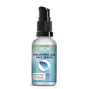 WOW Skin Science Hyaluronic Acid Moisturising Face Serum - Soothing & Repairing Dry and Aging Skin - For All Skin Types - No Parabens, Silicones & Mineral Oil - 30 ml