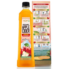 Load image into Gallery viewer, WOW Life Science Organic Apple Cider Vinegar - with strand of mother - not from concentrate - 750 ml
