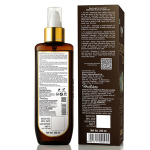 WOW Skin Science 100% Pure Castor Oil - Cold Pressed - For Stronger Hair, Skin & Nails - No Mineral Oil & Silicones - 200 ml