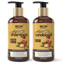 Load image into Gallery viewer, WOW Skin Science Moroccan Argan Oil Shampoo (with DHT Blocker) - No Sulphates, Parabens, Silicones, Salt &amp; Colour - 300 ml
