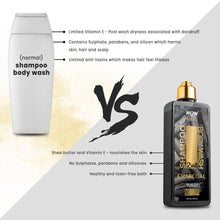 Load image into Gallery viewer, WOW Skin Science Charcoal 2-In-1 Shampoo + Body Wash - No Parabens, Sulphate, Silicones &amp; Color - 250 ml
