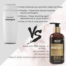 Load image into Gallery viewer, WOW Skin Science Hair Strengthening Shampoo - No Parabens, Sulphate &amp; Silicones - 300 ml
