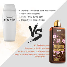 Load image into Gallery viewer, WOW Skin Science Japanese Cherry Blossom Foaming Body Wash - No Parabens, Sulphate, Silicones &amp; Color - 250 ml
