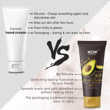 Load image into Gallery viewer, WOW Skin Science Avocado Gentle Hand Cream With Avocado Oil + Hyaluronic Acid - No Parabens, Silicones, Mineral Oil, Color &amp; Pg - 40 ml
