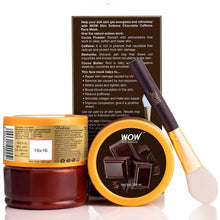 Load image into Gallery viewer, WOW Skin Science Chocolate Caffeine Face Mask for Recharging &amp; Rejuvenating Dull Skin - No Parabens, Sulphate, Mineral Oil &amp; Color - 200 ml
