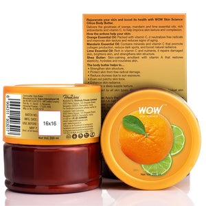 WOW Skin Science Citrus Butter - No Parabens, Silicones, Mineral Oil & Color - 200 ml