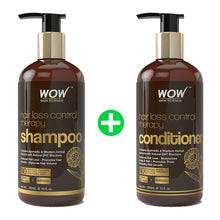 Load image into Gallery viewer, WOW Skin Science Hair Loss Control Therapy Shampoo - Increase Thick &amp; Healthy Hair Growth - Contains Ayurvedic &amp; Western Herbal Extracts With Natural Dht Blockers - 300 ml
