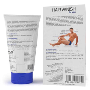 WOW Skin Science Hair Vanish For Men - No Parabens & Mineral Oil - 100 ml