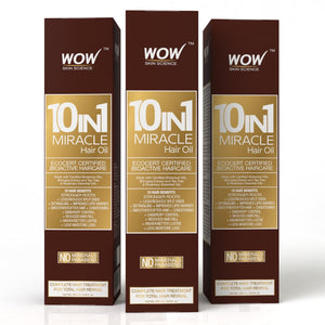 WOW Skin Science 10 in1 Miracle No Parabens & Mineral Oil Hair Oil - 200 ml