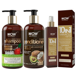 WOW Skin Science 10 in1 Miracle No Parabens & Mineral Oil Hair Oil - 200 ml