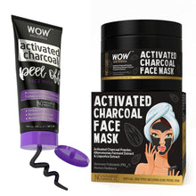 Load image into Gallery viewer, WOW Skin Science Activated Charcoal Face Mask with PM 2.5 Anti-Pollution Shield No Parabens &amp; Mineral Oil Wash Off Face Mask - 200 ml
